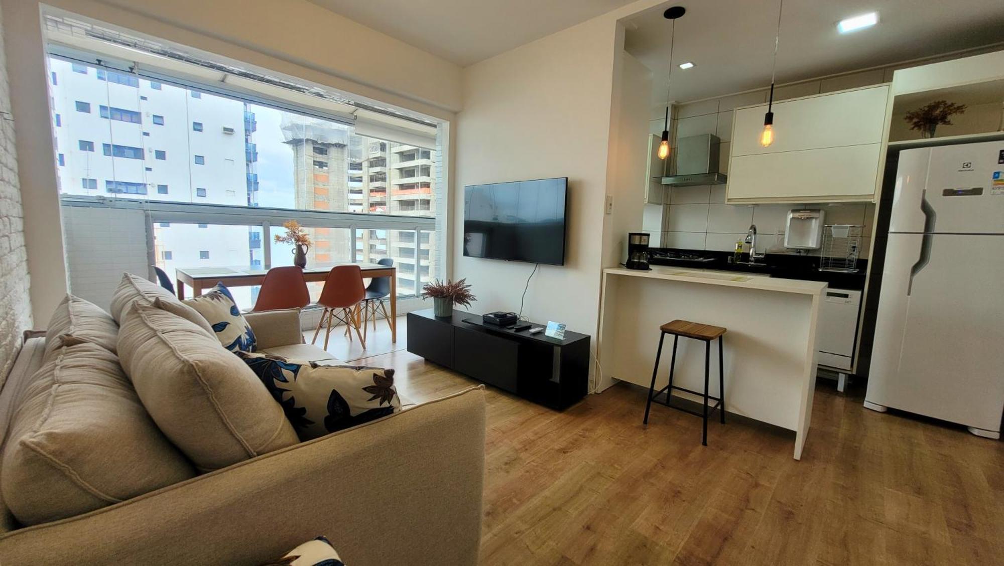 Booksantos Latitude 133 - Ponta Da Praia Vista Mar Dış mekan fotoğraf